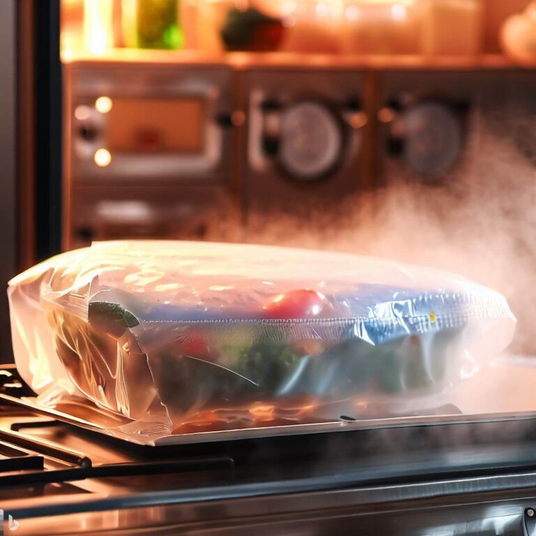 Pakowanie gorącego jedzenia próżniowo