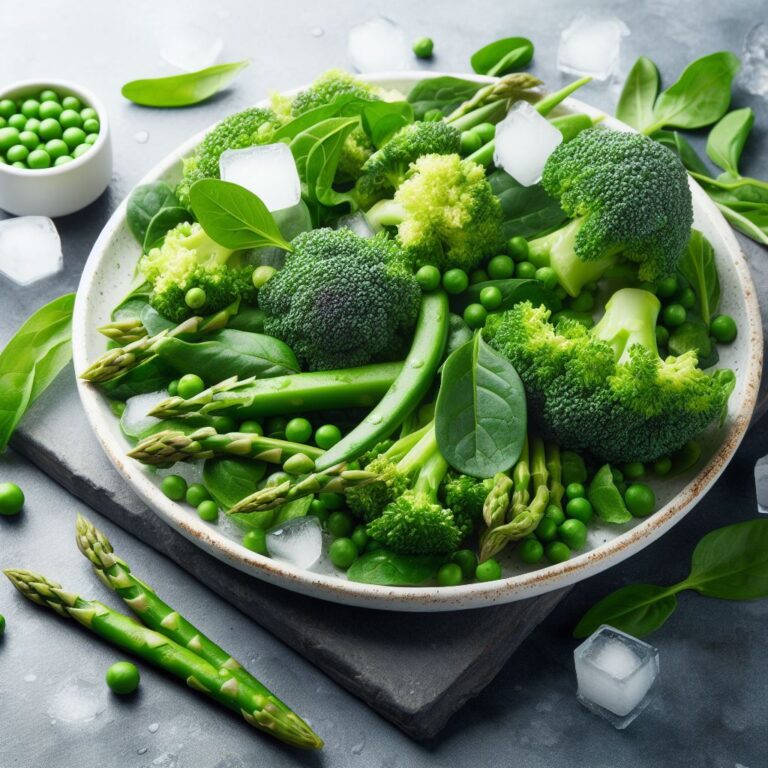 Jak mrozić szpinak i szczaw