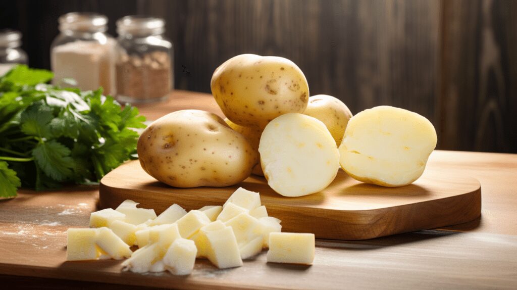 Zbyt długie przechowywanie obranych ziemniaków