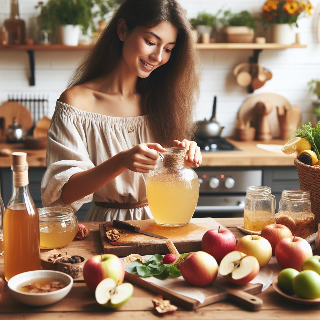 ocet jabłkowy w domu produkcja