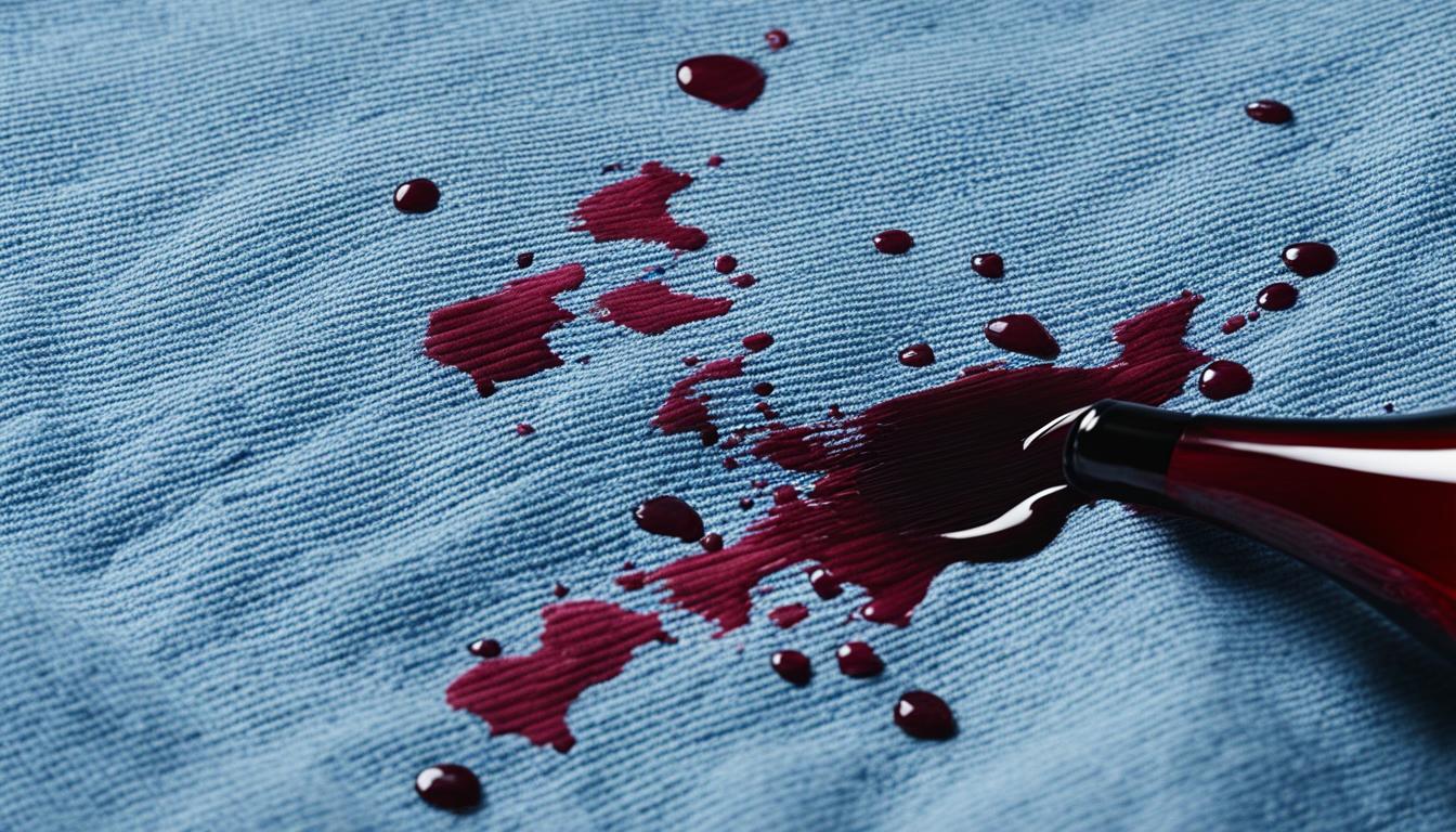 Jak sprać plamę z czerwonego wina