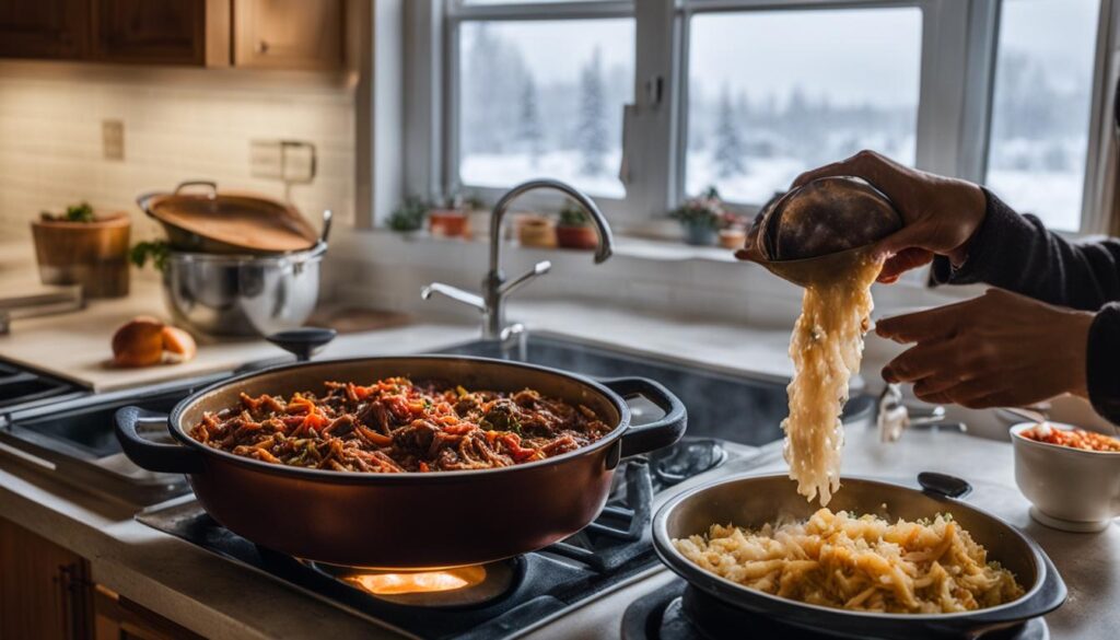 Porady dotyczące przechowywania bigosu wigilijnego