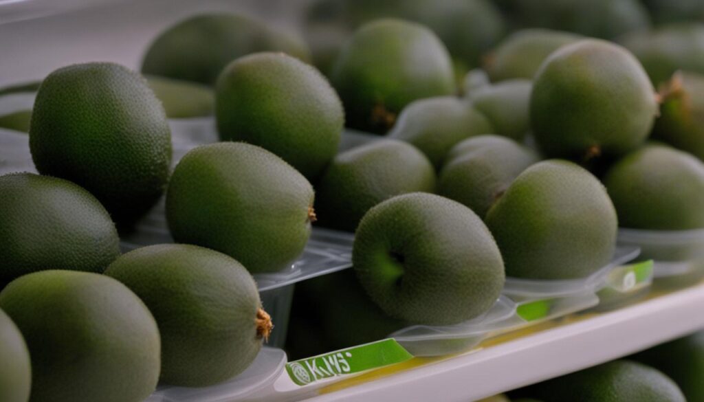 długotrwałe przechowywanie kiwi