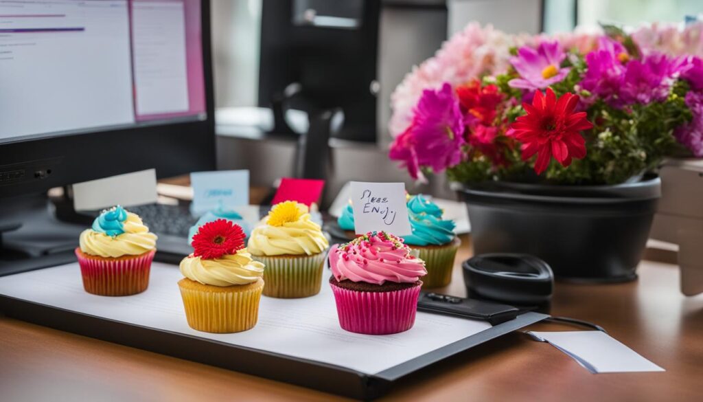 przechowywanie ciast w biurze