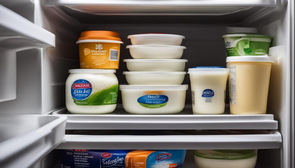 przechowywanie jogurtów w lodówce