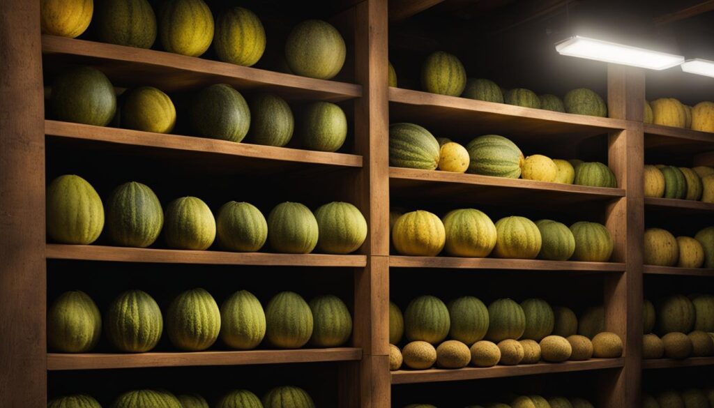 przechowywanie melonów w piwnicy