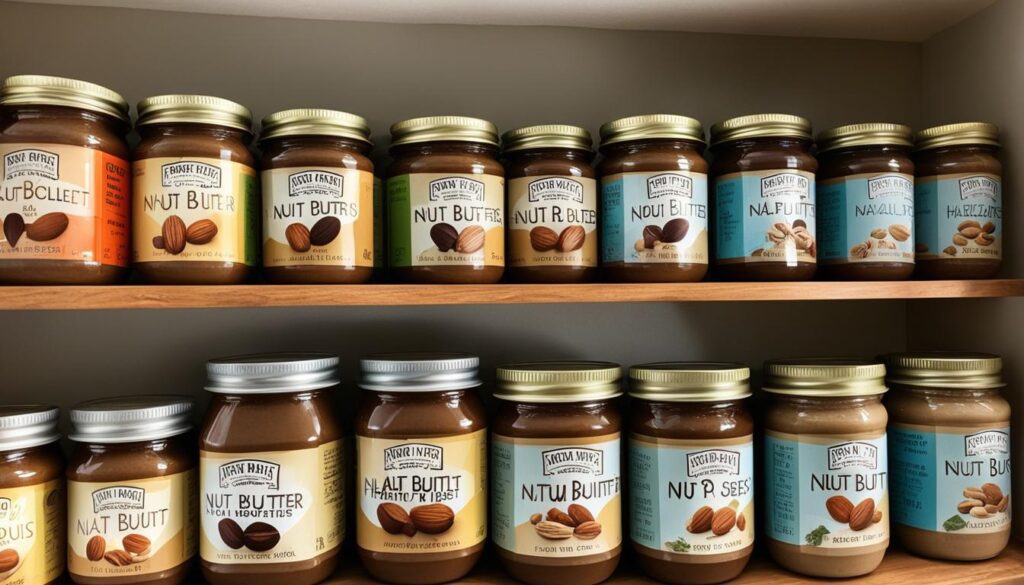 przechowywanie past z orzechów