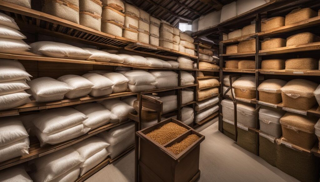 zasady przechowywania ryżu