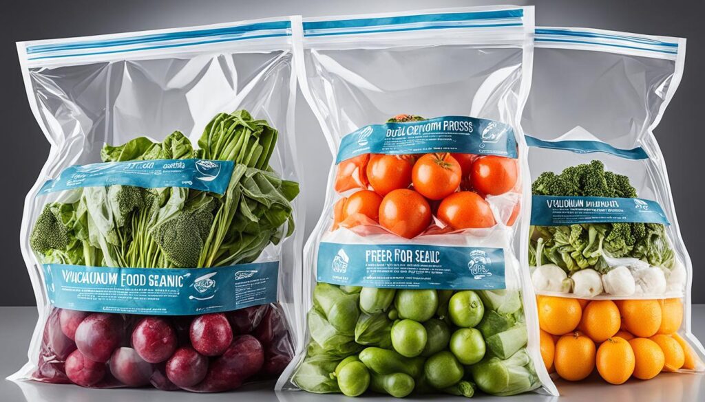 Przechowywanie żywności w workach próżniowych