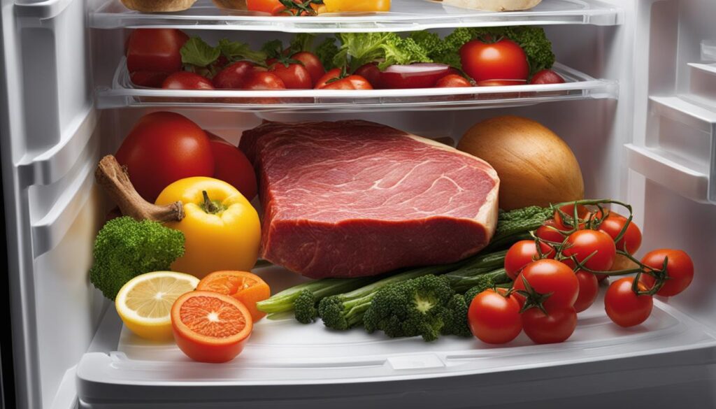 chłodzenie jedzenia