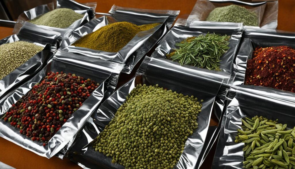 przechowywanie przypraw w workach próżniowych