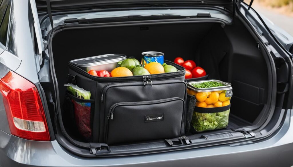 przechowywanie żywności w podróży