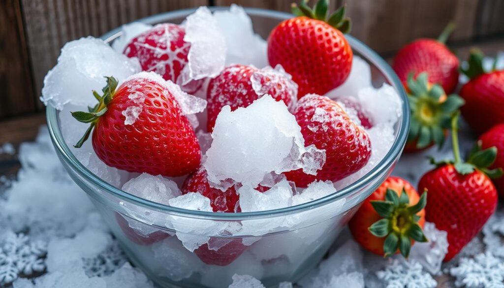 mrożenie truskawek na zimę